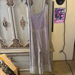 Caution To The Wind Black and White Striped knit terry jumper